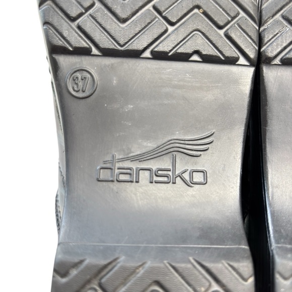 Dansko Professional Clog Nursing Shoe Muli-Color Patent Leather Size 37 6.5 /  7 - Picture 4 of 14